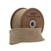 Natural Hessian Ribbon (50mm x 10yds)