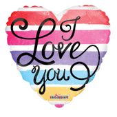 Love You Watercolour Brushes (18inch)