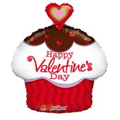 Valentines Cupcake Shape (18inch)