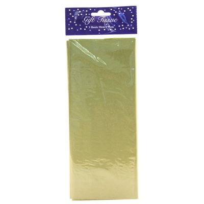 Metallic Gold Tissue Paper Retail