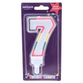 Giant Number 7 Candle 