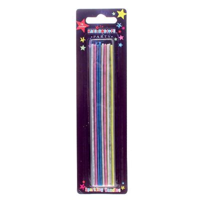 Sparkler Candles Multicoloured 