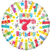 Happy 7th Birthday Candles (18inch)