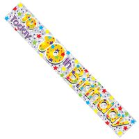 Unisex 10th Birthday Banner (pack of 12) 