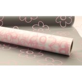 Pink Flower Frosted Film (80cm x 50m)