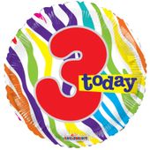 3 Today Balloon (18 Inch)