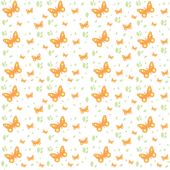 Butterflies Orange/Green Film (80cm  x 100m)