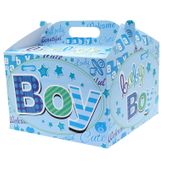 New Baby Boy Carry Handle Balloon Box 