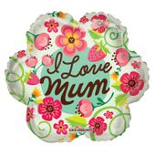 I Love You Mum Balloon (18 inch)