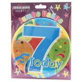 Age 7 Male Pary Badge (15cm) 