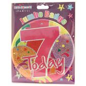 Age 7 Female Pary Badge (15cm) 