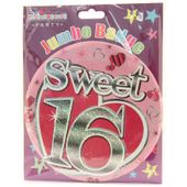 Age 16 Female Party Badge (15cm) 