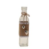 Hessian Glass Bottle (21.5cm)