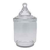 Tall Storage Jar with Lid  (25x12.5cm)