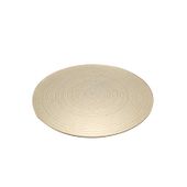 Gold Swirl Mirror Plate  (25cm)