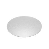 Silver Swirl Mirror Plate  (30cm)