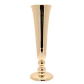 Gold Plated Conic Vase (50cm)