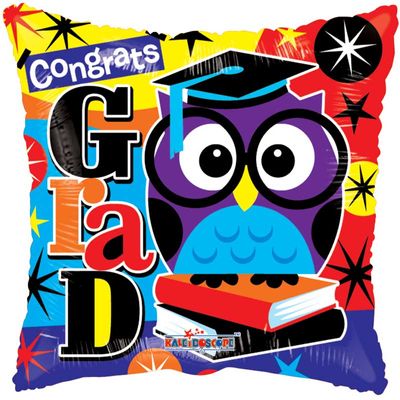 Congrats Grad Owl Gellibean (18 Inch)