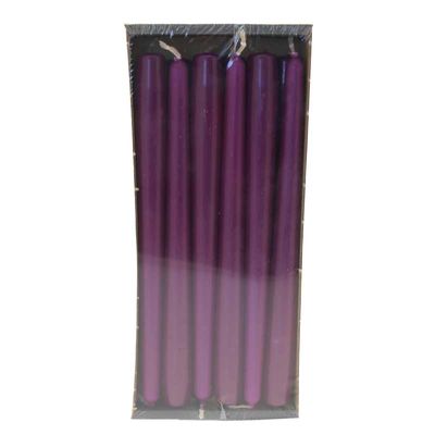 Taper Candles Purple Pk12 (250x23)