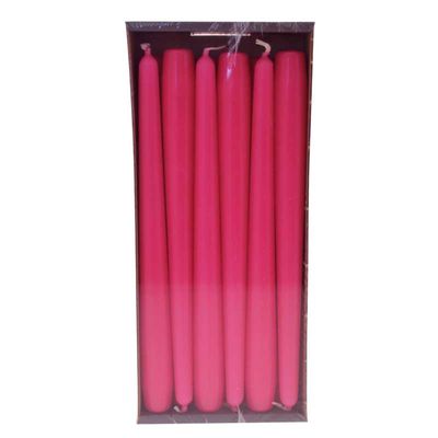 Taper Candles Fuchsia Pk12 (250x23)