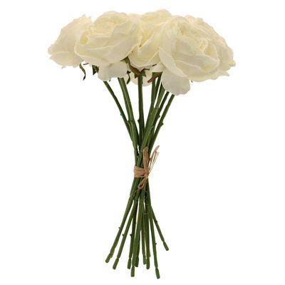 Tea Rose Bunch x 12 Cream 