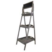 Wooden 3 Shelf Display Stand  (40x45x125cm)