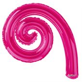 Magenta Kurly Spiral - Requires Heat Seal 