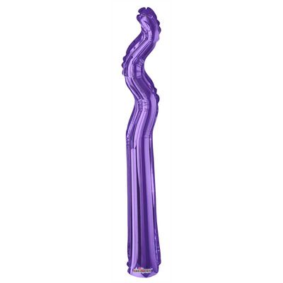 Purple Kurly Zig Zag - Requires Heat Seal 