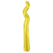 Gold Kurly Zig Zag - Requires Heat Seal 