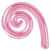 Pink Kurly Spiral - Requires Heat Seal 