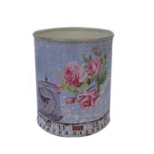 Cylinder with Vintage Design (H10cm x D8.5cm)