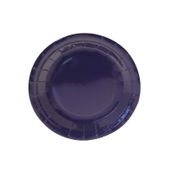 Dark Blue Paper Plates Round - 7 inch (x8) 