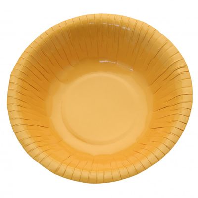 Yellow Paper Bowl (x8)  