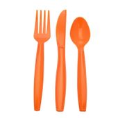 Orange Assorted Cutlery (Knife, Fork, Spoon) (x18)  