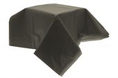 Black Plastic Table Cover (54 x 104 inch) 