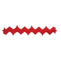 Red Zig Zag Wall with Valve (pack of 5)