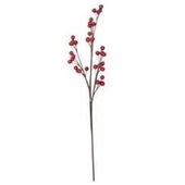 Red Berry Branch x 36 Berries 45cm 