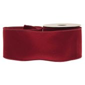 Burgundy Velvet Ribbon (63mm x 10yds)