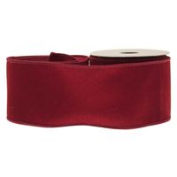 Burgundy Velvet Ribbon (63mm x 10yds)