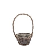 Hambleton Round Basket with Handle (20cm)