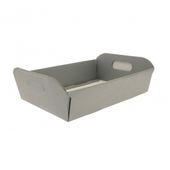 Silver Hamper Box  (34.5x26x10.5cm)