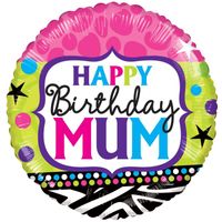 Happy Birthday Mum (18 inch)