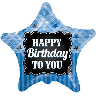 Happy Birthday To You Black Marque (18 inch)