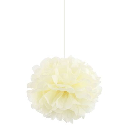 Ivory Pom Pom (15 inch)