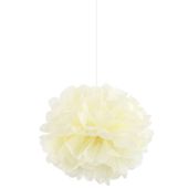 Ivory Pom Pom (15 inch)