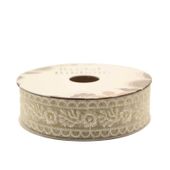 Vintage Floral Ribbon - Cream (22mm x 5m)