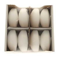 Large White Floating Candles (8 pcs)