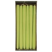 Taper Candles Lime Pk12 (250x23mm)