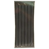 Taper Candles Black Pk12 (250x23mm)