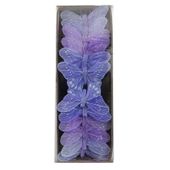 Feather Butterfly - Shades Purple 7cm (Pk12)